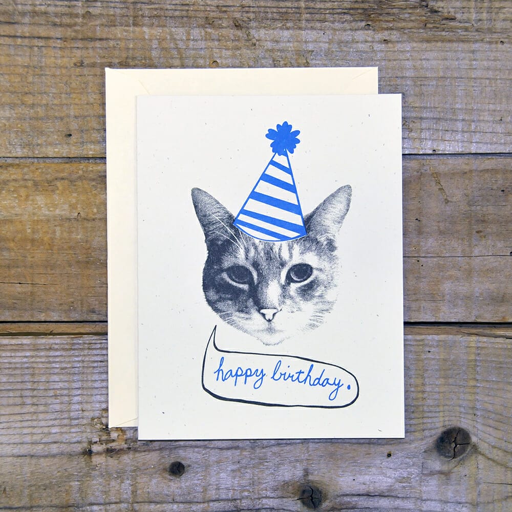 Happy Birthday Kitty card