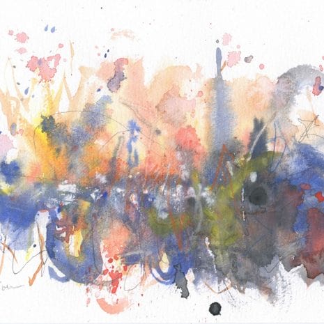 threshold abstract watercolor painting